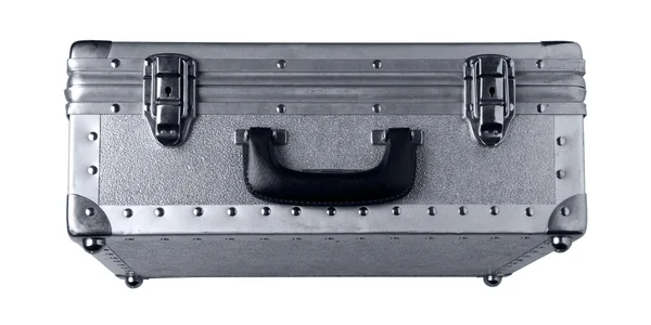 Vecchia valigia metallica — Foto Stock