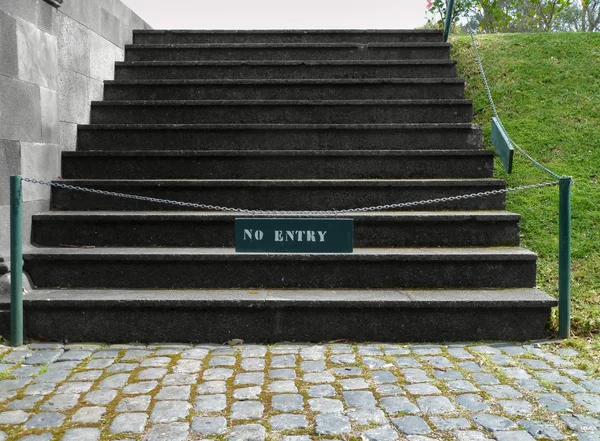 닫힌된 계단 — 스톡 사진