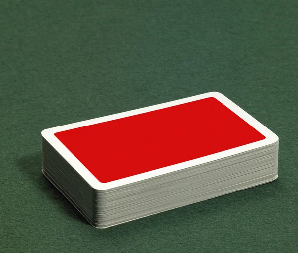 玩纸牌的堆栈 — 图库照片