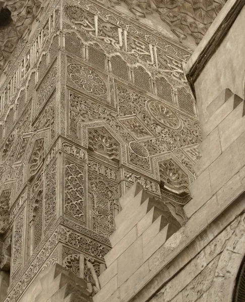 Zdobené architektonický detail v Káhiře — Stock fotografie