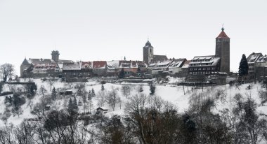 Waldenburg at winter time clipart