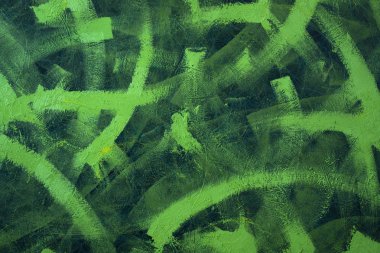 Painted green brush strokes clipart