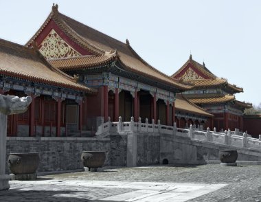 Forbidden City in Beijing clipart