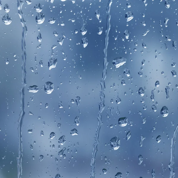 Raindrops on the window — Stock Photo, Image