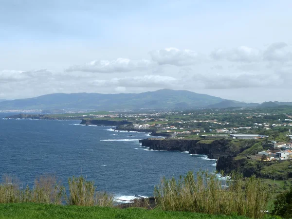 Kustlandschap op de Azoren — Stockfoto