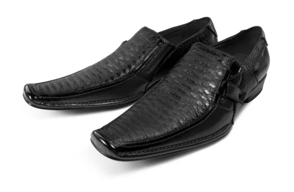 Paar dunkle Schuhe — Stockfoto