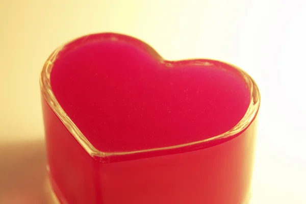Kalp şeklinde şişe — Stok fotoğraf