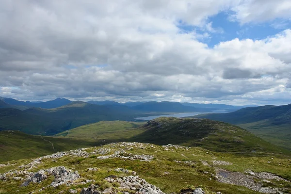 Panoramic view over Buachaille Etive Mor — Stock Photo, Image