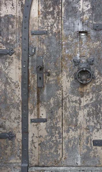 Detalhe histórico da porta em Miltenberg — Fotografia de Stock
