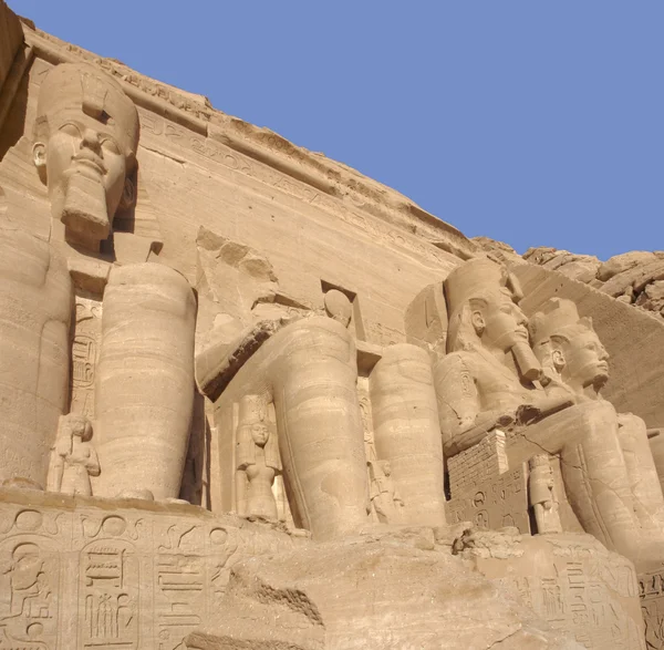 Esculturas en los templos de Abu Simbel —  Fotos de Stock