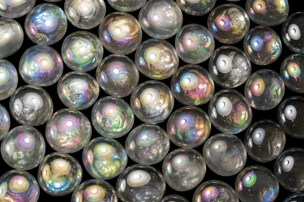彩虹色的玻璃珠 — 图库照片