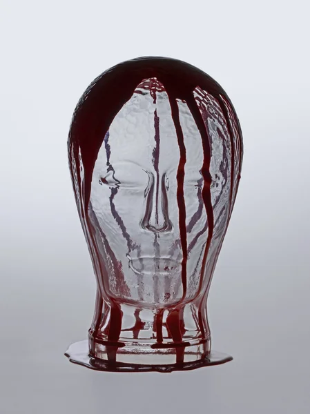 Cabeza de cristal sangriento — Foto de Stock