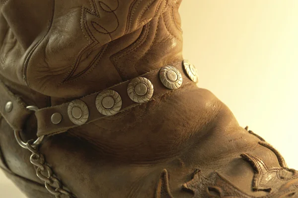 Cowboy boot zbliżenie — Zdjęcie stockowe