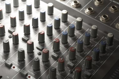 Studio mixer detail clipart