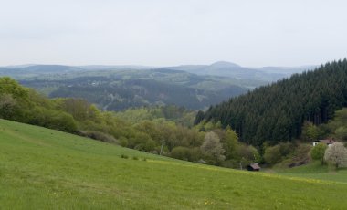 Vulkan Eifel scenery clipart