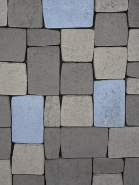 Abstract stone pattern in grey and blue clipart