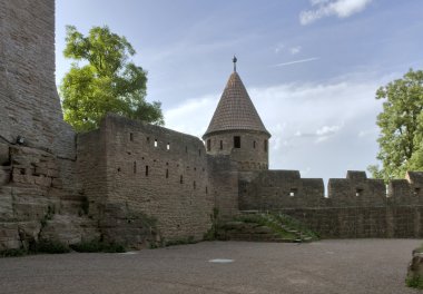 Wertheim Castle detail at summer time clipart