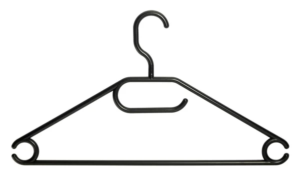 Black clothes hanger — Stock Photo, Image