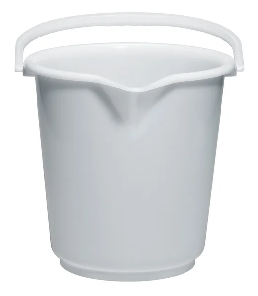 White bucket — Stock Photo, Image