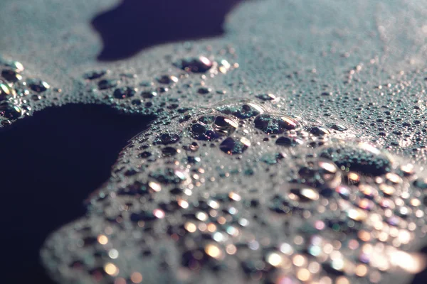 Iridescent foam closeup — Stock Photo, Image