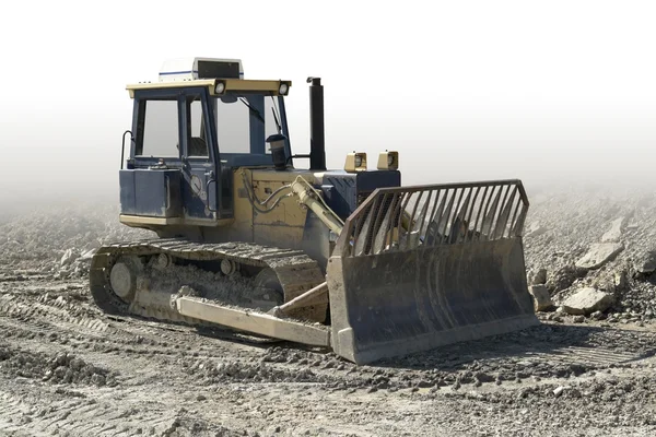 Crawler in a stone pit — Stock Photo, Image