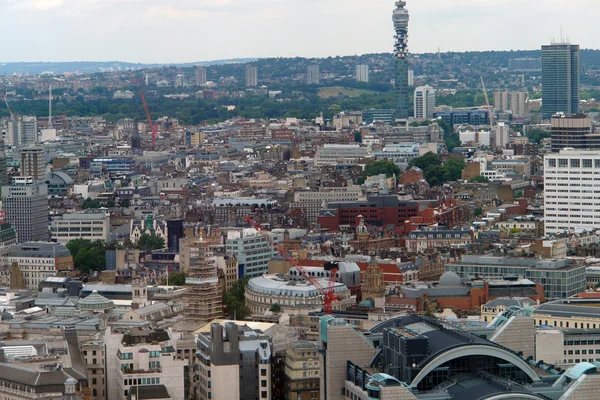 Flygfoto över London city — Stockfoto