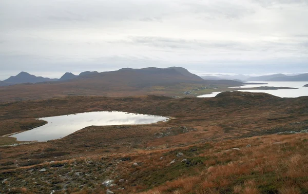 Lakes och kullar i Skottland — Stockfoto