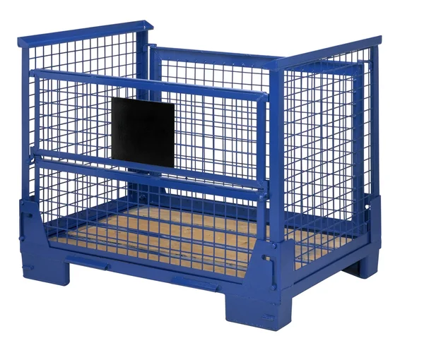 Blue lattice box — Stock Photo, Image
