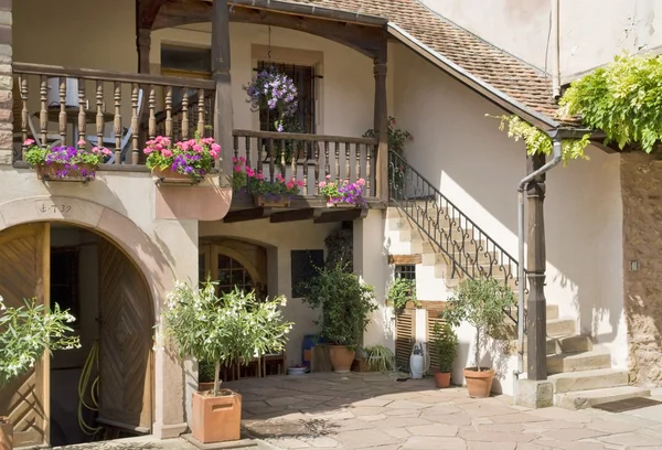 Alsace patio — Stock Photo, Image