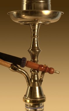 Shisha closeup in gradient back clipart