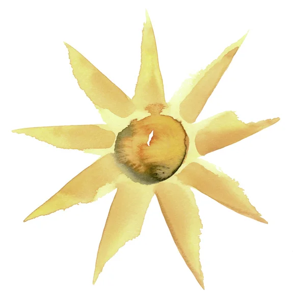 Εικονογράφηση Sunny λουλούδι — Φωτογραφία Αρχείου
