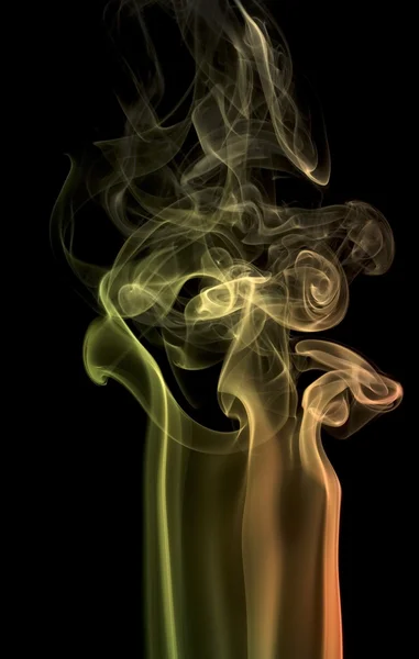 Dettaglio fumo multicolore — Foto Stock