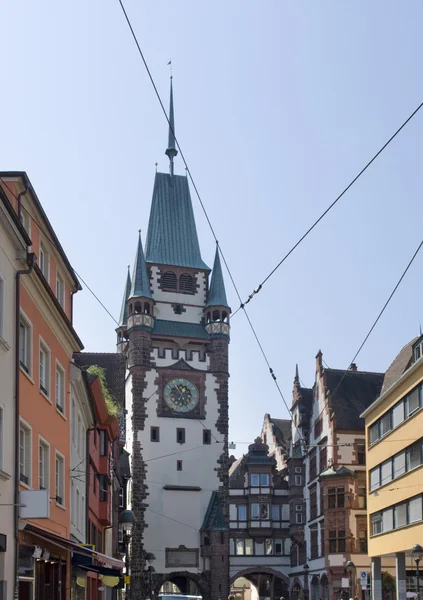 Freiburg im Breisgau with Martinstor — Stock Photo, Image