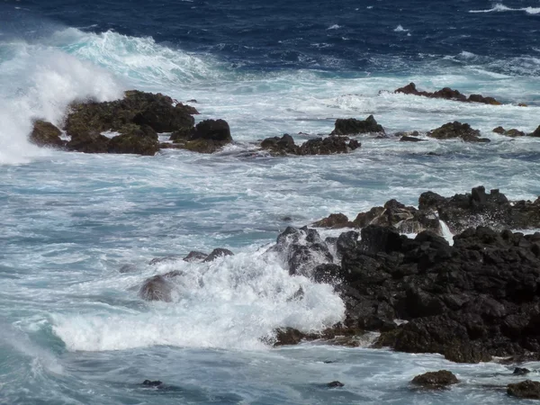 Kıyı kaya oluşumu, Azor Adaları — Stok fotoğraf