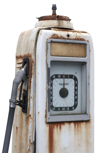 Aşınmış eski benzin pompası detay — Stok fotoğraf