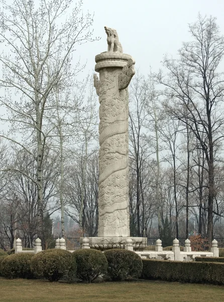 Coluna chinesa ornamentada — Fotografia de Stock