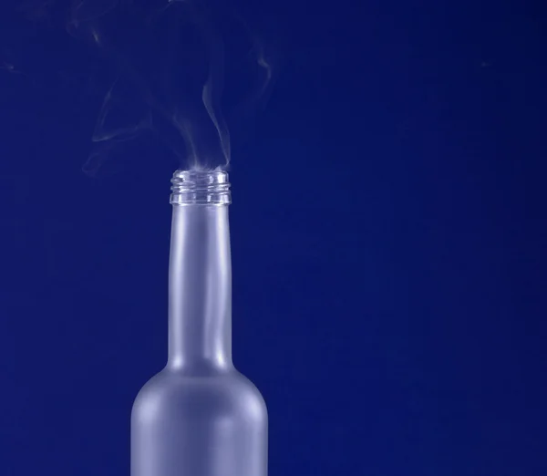 Collo di bottiglia blu — Foto Stock