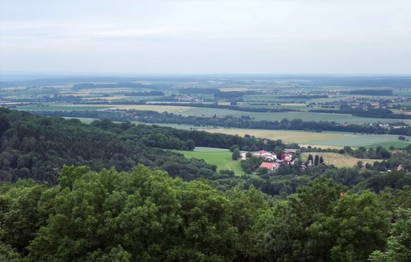 Panoramisch uitzicht vanaf waldenburg — Stockfoto