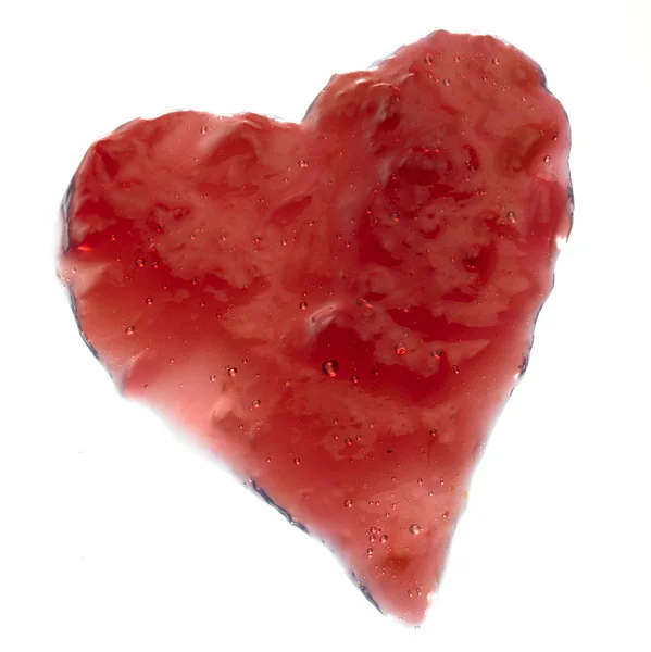 Jelly hjärta — Stockfoto