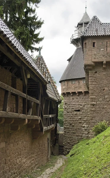 Dettaglio Castello Haut-Koenigsbourg — Foto Stock
