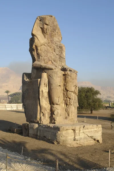 Colossi di Memnone in Egitto — Foto Stock