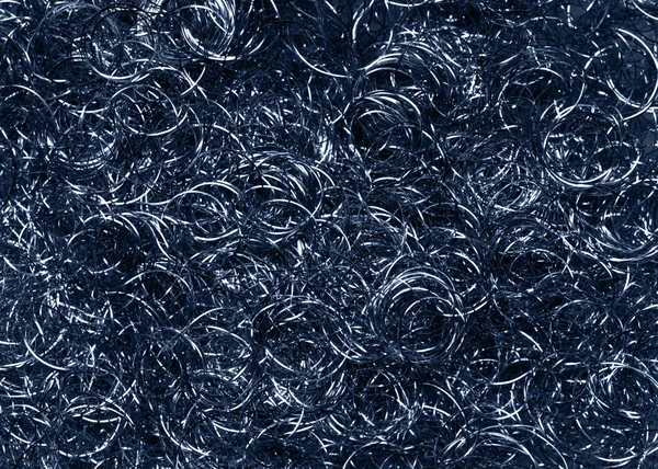 Blå metallic loopar — Stockfoto