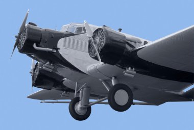 Nostalgic aircraft detail clipart