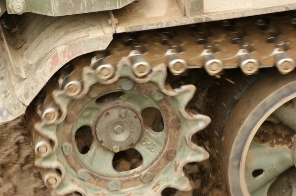 Tank chains detail — Stock Photo, Image