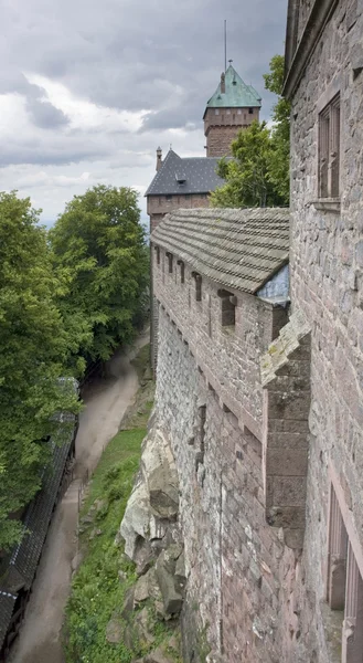 在法国的奥 koenigsbourg 城堡 — 图库照片