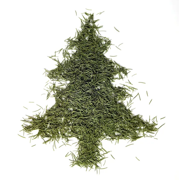Tannennadel-Weihnachtsbaum — Stockfoto