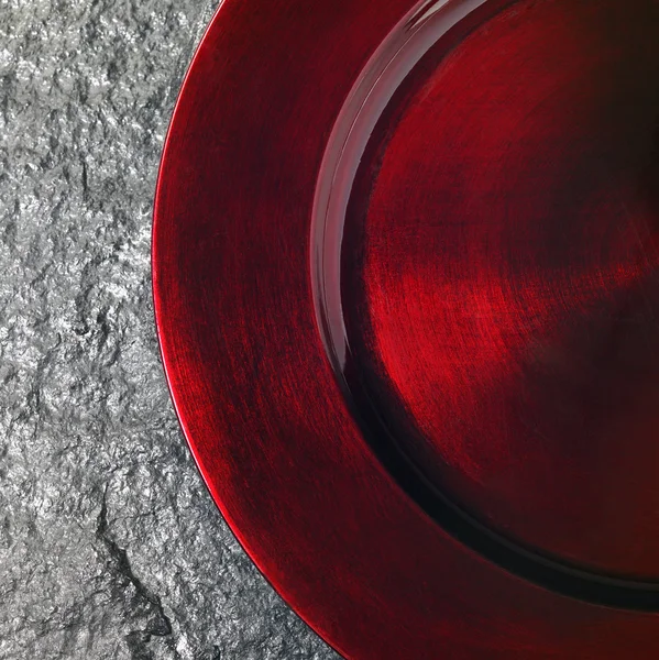Czerwone płytki odblaskowe — Zdjęcie stockowe