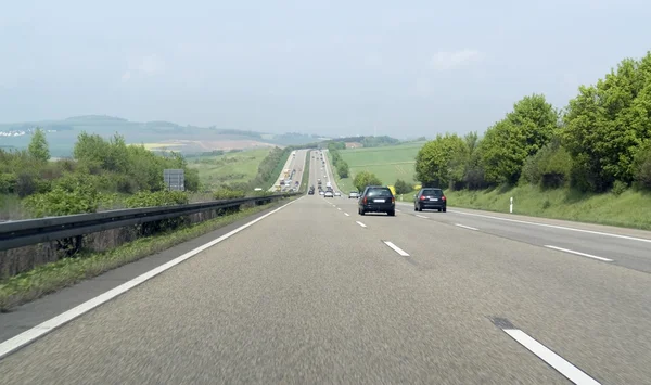 남부 독일에서 고속도로 풍경 — 스톡 사진