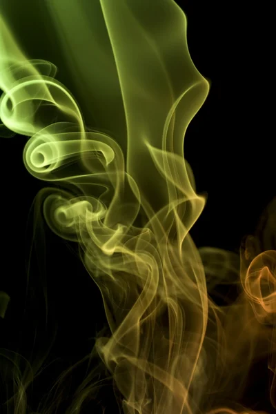 Detalhe de fumaça multicolorido — Fotografia de Stock