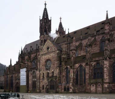 Cathedral in Freiburg clipart